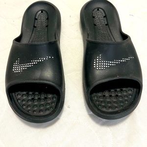 Black Nike Slides